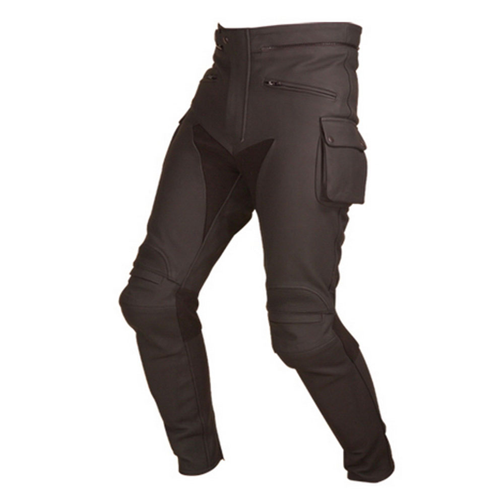Men Motorcycle Leather Pants